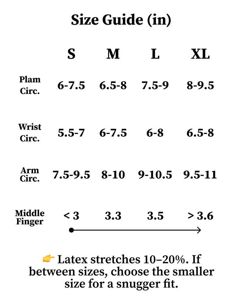 Seamless Latex Gloves