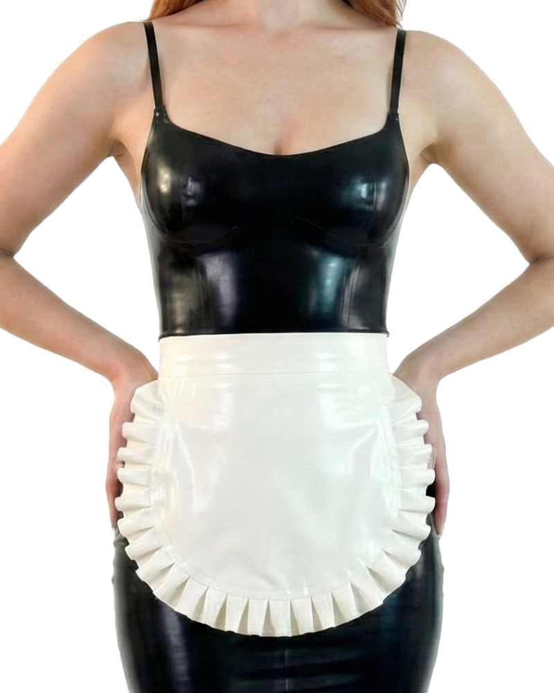 Latex Maid Apron